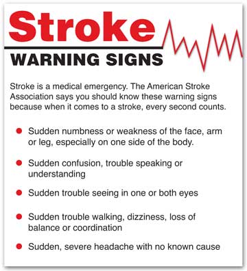 stroke warning signs (info in text form below)